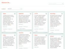 Tablet Screenshot of histoire-de.com